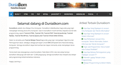 Desktop Screenshot of duniailkom.com